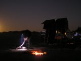 Abendstimmung im Camp am Hoanib